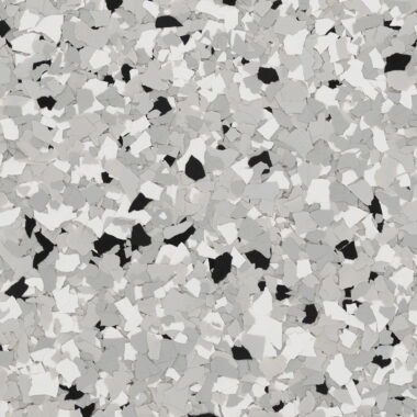 Torginol Feather Gray (FB-905) flake blend swatch