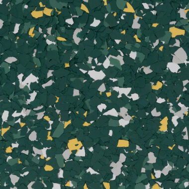 Torginol Green and Gold (FB-982) flake blend swatch