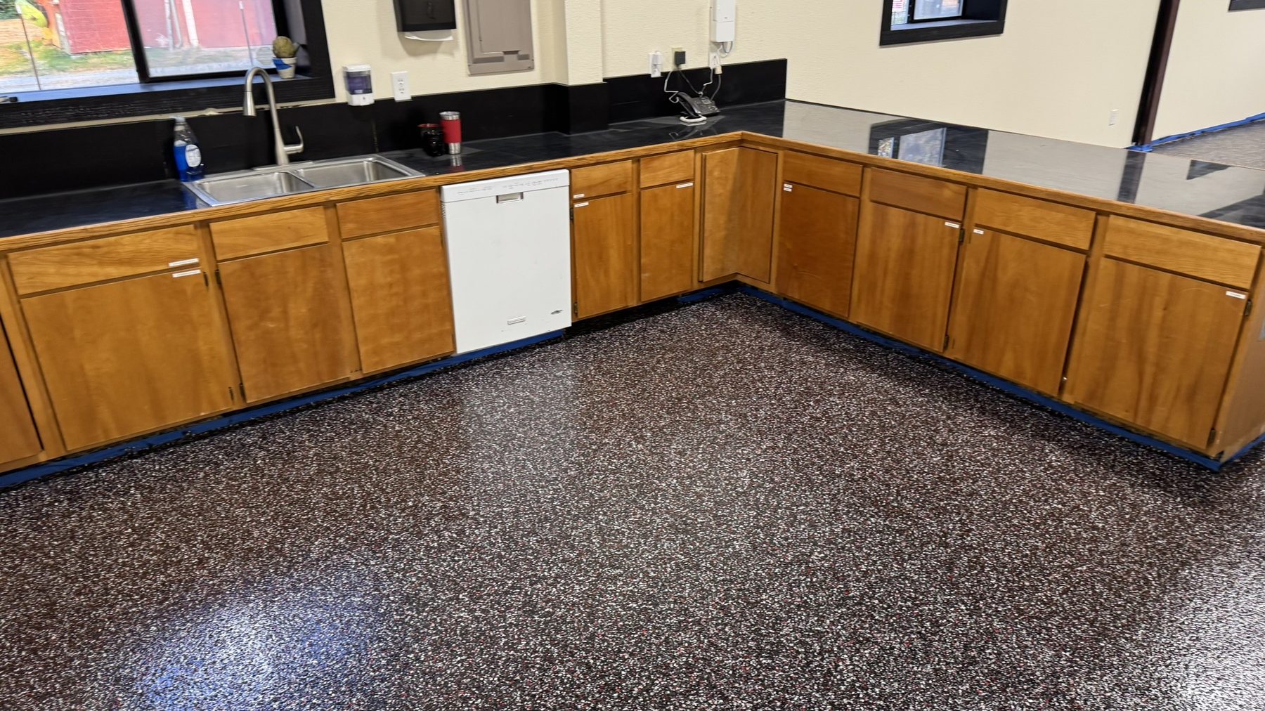 Fire station kitchen - personnel side